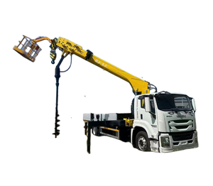 Pour Isuzu nouveau <span class=keywords><strong>camion</strong></span> lourd Diesel 8-20 <span class=keywords><strong>tonnes</strong></span> grue mobile à 360 degrés plate-forme de travail surélevée fonctions de forage complètes croisière ACC - Product Image 1