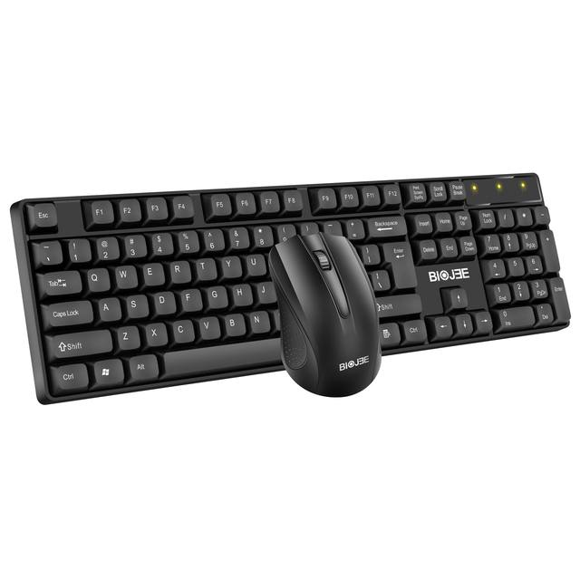 Factory Price Wireless 2.4G Keyboard Mouse Set Ultra Thin 104 Keys Ergonomic Stock for Desktop Home Computer Laptop Office Games