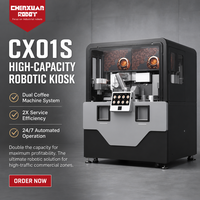 Systèmes de robots industriels CX01S, kiosque à café robotisé haute capacité, équipement d'automatisation personnalisé, gain de place
