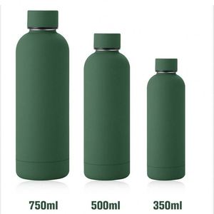 Botellas de Agua Personalizadas Ecológicas de 750 ml con Boca Pequeña, Botellas de Agua Deportivas de Viaje de Acero Inoxidable de Doble Pared, Taza Plegable - Product Image 4