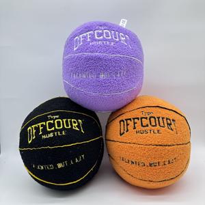 Oreiller de basket-ball en peluche super doux personnalisé coussin balle de basket-ball hors-piste jouets avec rembourrage en coton PP - Product Image 2
