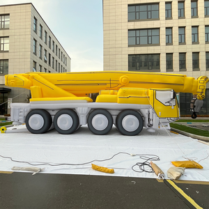 Modelo <span class=keywords><strong>de</strong></span> Dibujos Animados Inflable <span class=keywords><strong>Gigante</strong></span> Personalizado <span class=keywords><strong>de</strong></span> 12.3m*3m*3.9m, Réplica Inflable Brillante <span class=keywords><strong>de</strong></span> Grúa, Camión <span class=keywords><strong>de</strong></span> <span class=keywords><strong>Bomberos</strong></span> Inflable Publicitario - Product Image 2