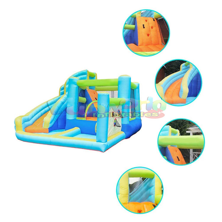 Alibaba Mini Combo Inflatable Outdoor Playground Inflatable Bounce House Slide Bouncy Castles Combo ...