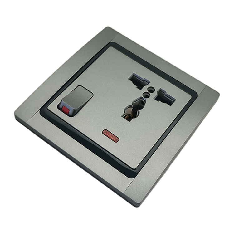 Vnx Electrical Supplies UK/BS Multi Plug Socket Wall Switch Socket Myanmar Cambodia Iraq Electrical Sockets and Switches