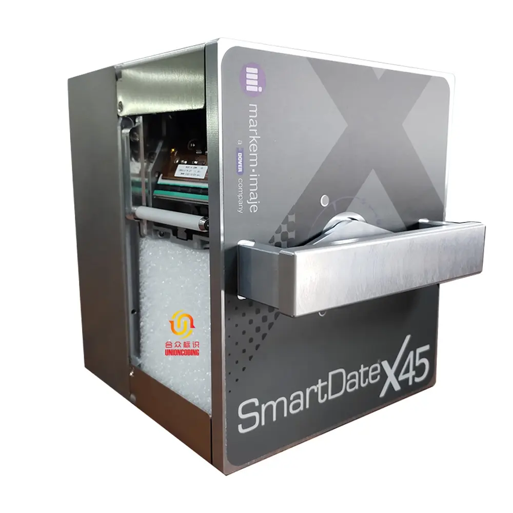 เครื่องเข้ารหัสหมายเลขวันที่อุตสาหกรรม,32มม. หัวพิมพ์ Markem Imaje Smartdate X45