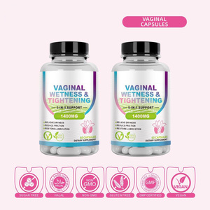 Cápsulas Probióticas Naturais Veganas 5 em 1, 60 Contagens, Atacado de Fábrica, Apoio à Umidade Vaginal, Aperto e Equilíbrio do pH para Mulheres - Product Image 3