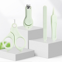 Kit de Soins Personnels pour Bébé de Haute Qualité, Coupe-Ongles 4 en 1 en Forme d'Ours, Adorable Ensemble de Soins des Ongles pour Nouveau-nés et Enfants
