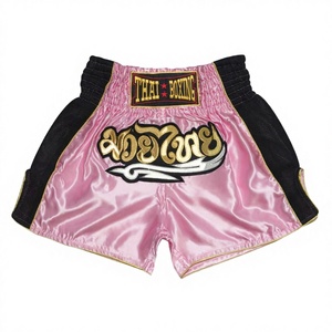 Combinaison de boxe unisexe, durable, très extensible, à séchage rapide, avec logo frontal, coupe athlétique pour les entraînements de compétition - Product Image 2