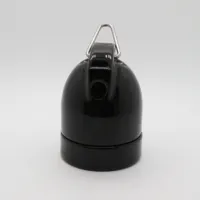 Douille de lampe rétro E27 en porcelaine, support en céramique de sécurité pour éclairage intérieur