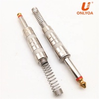 ONLYOA Nouveau 6.5mm second noyau prise audio fièvre grade 6.5mm Mono Tête De Soudage 6.5mm Prise Audio Micro mélangeur Micro printemps