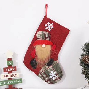 Nouvelles décorations transfrontalières, poupées sans visage, chaussettes de Noël écologiques, sac cadeau - Product Image 4