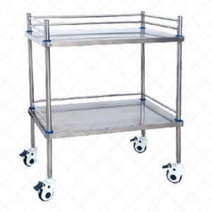 Carrito de Emergencia Xin Yuchen 650x400x860mm de Acero Inoxidable para Equipo Médico, Uso Hospitalario - Product Image 3