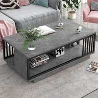 Table basse de luxe léger, minimaliste, petite, style Instagram, table à thé pour balcon, rangement domestique, table basse pour petit appartement
