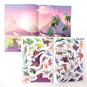 カスタムステッカーブック再利用可能子供教育おもちゃステッカー印刷ステッカーメーカー子供向けクリエイティブステッカーブック - Product Image 1