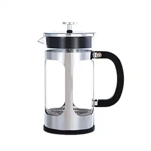 ファクトリーダイレクト350ml600ml1000mlガラスステンレススチールティーポットコーヒーフレンチプレス