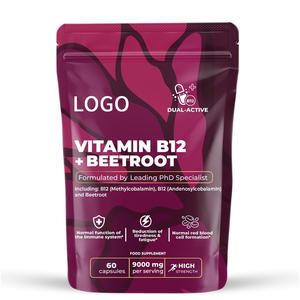 Yüksek Kaliteli Vitamin B12 Pancar Takviyeleri Güçlü 1300Mg Ekstrakt Organik Pancar Kökü Kapsülleri Kalp Desteği İçin - Product Image 1