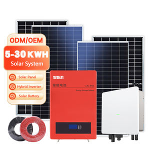 Système d'énergie solaire hybride intégré portable 5kw intégré dans l'onduleur Lifepo4 Batterie Mppt Panneau solaire Installation facile - Product Image 2
