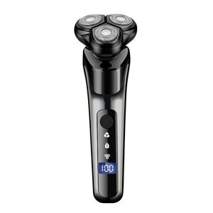Afeitadora Eléctrica Pearl Max Multifunción Todo en Uno para Hombre, Maquinilla de Afeitar Flotante con Pantalla LED Digital y 3 Cuchillas Giratorias - Product Image 1