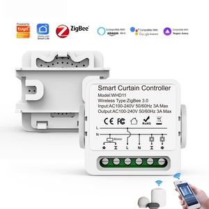 Controlador Inteligente de Cortinas Wi-Fi Eléctrico Compatible con Alexa/Google/Yandex Smart Life AC 100-240V para <span class=keywords><strong>Persianas</strong></span>, Cortinas Enrollables, Hogar, Hotel, <span class=keywords><strong>Persianas</strong></span> de Bambú - Product Image 6