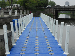 Passerelle flottante antidérapante pour quai 2000x500x400mm en PEHD, résistance 350 kg/m², anti-UV, pour quais de lacs, marinas et systèmes de quais de stations balnéaires - Product Image 6
