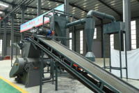 Ligne de production de Granuar en caoutchouc récupéré par pneu de déchets à haute efficacité machines d'écrasement en caoutchouc Machine granulaire en caoutchouc