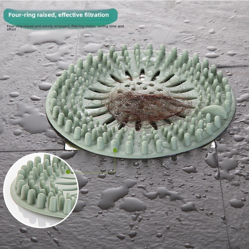 YOTO Disposable Plastic Sink Drain Filter Net Bathroom Floor Drain Anti-Odor Toilet Hair Filter Anti-Clogging Feature · image 2