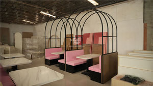 Thiết kế nội thất quán cà phê hiện đại bằng gỗ, bàn ghế nhà hàng, thiết bị trưng bày - Product Image 5