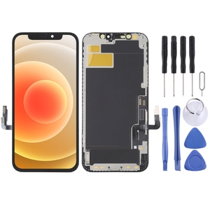 Repuesto <span class=keywords><strong>de</strong></span> Pantalla LCD OLED YK para iPhone 12 / 12 Pro con Digitalizador, Ensamblaje Completo, Eliminación <span class=keywords><strong>de</strong></span> IC, Necesita Reparación Profesional - Product Image 1