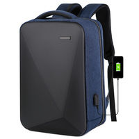 Nouveauté Sac à dos imperméable à coque rigide EVA pour étudiants, sac à dos pour ordinateur portable d'affaires avec chargeur USB