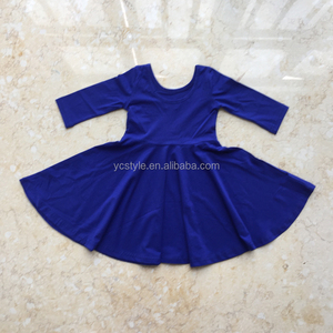 Vestito per Bambini in Morbido Tessuto di Cotone e Bambù con Stampa Personalizzata, Collo Tondo, Dolce Abbigliamento Primaverile e Autunnale per Bambine ODM - Product Image 5