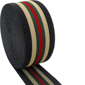 2 Inch Black Striped Elastic Band <strong>for</strong> Sewing Wide Polyester Webbing Strap Heavy Thick Knit Elastic Waistband <strong>for</strong> Pants DIY Belts - Product Image 6