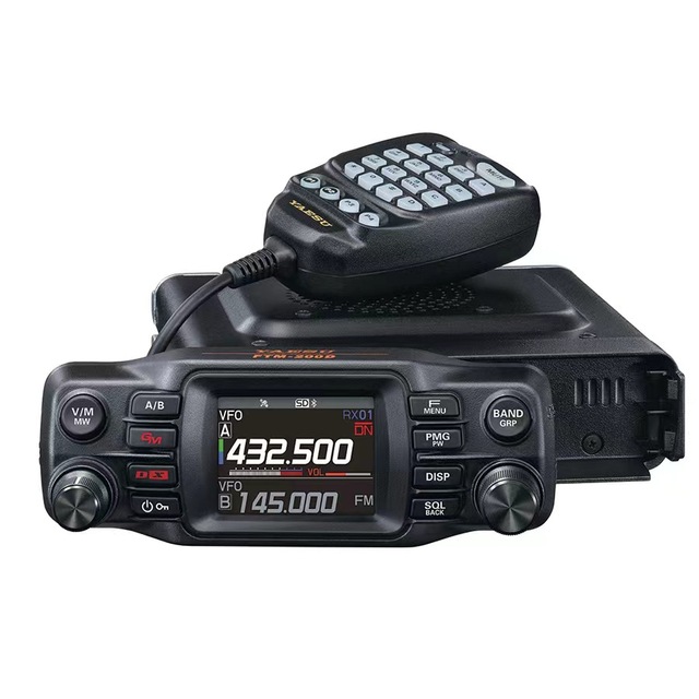 FTM-200DR 50W VHF UHF Mobile Radio Dual Band Transceiver with GPS High-Resolution Color Screen