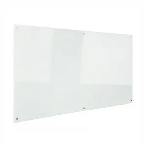 4mm 6mm Toughened Glass Whiteboard Frameless Glass Large Magnetic White Board Glass Dry Erase Board for Office Cafe Shops Decor