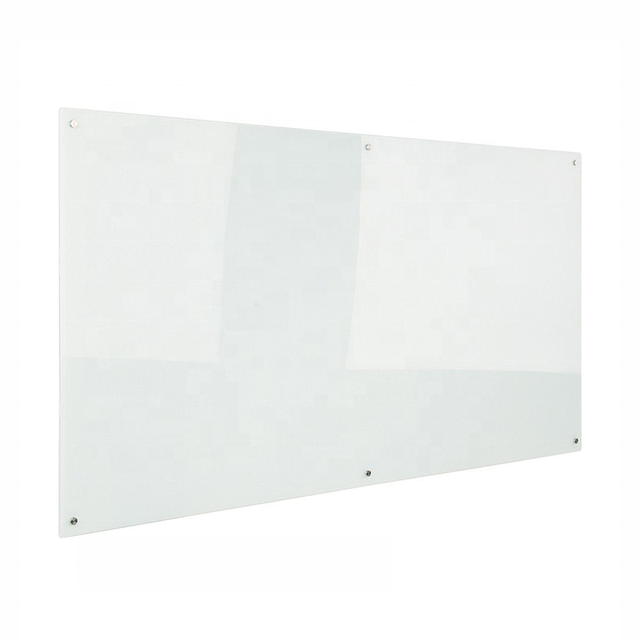 4mm 6mm Toughened Glass for Whiteboard Office Shops Outdoor/Bathroom Decor White Dry Erase Board