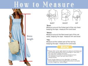 Robe rétro à carreaux pour femmes 100% coton en mousseline de soie Spaghetti sangle volant naturel longueur au sol Style décontracté pour l'été - Product Image 5