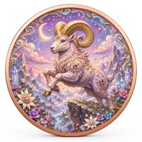 Pièce de monnaie en cuivre pur 999 de 5 oz, série relief 3D UV animale, édition collector colorée