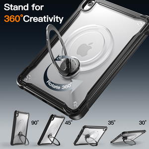 Soporte de Aleación de Aluminio para Tabletas, Fundas para <span class=keywords><strong>iPad</strong></span> A16 de 11.ª y 10.ª Generación, Protector de Pantalla de Vidrio Templado Integrado - Product Image 2