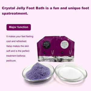 Sels de bain en cristal de trempage sel rose bain de pieds en cristal de lavande Spa gelée de lavande bio poudre de spa - Product Image 3