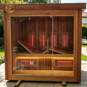 Sauna a vapore e sauna secca a legna per 10 persone, con funzione di bruciatura lontana dal fuoco e drenaggio linfatico, tipo Bagno Turco, Rocky Balboa, Casa Prefabbricata - Product Image 4