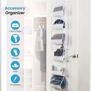 Sac de rangement suspendu pliable à 6 poches pour portes et placards, idéal pour organiser et utiliser facilement – Meilleure vente - Product Image 6