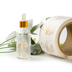 Tùy chỉnh in vinyl dính Logo Stickers 30ml & 60ml Mỹ phẩm chai Nhãn Nhãn tư nhân cho bao bì - Product Image 1