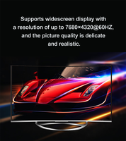 MINI Extendeur de fibre optique détachable HDMl 2.1 ultra HD 8K 60Hz et 4K 120Hz jusqu'à 300 mètres (984ft) par fibre MPo multimode
