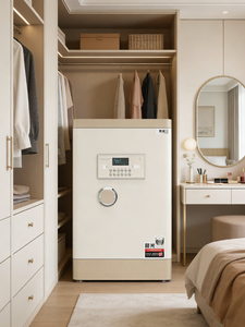 चेन गुआंग शानदार स्टील बुद्धिमान डिजिटल लॉक फायरप्रूफ सुरक्षित बॉक्स दो डिब्बों के साथ घर और वाणिज्यिक उपयोग के लिए - Product Image 4