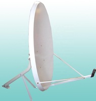 Antenne parabolique en acier d'antenne de télévision numérique extérieure à Gain élevé de 90cm pour la réception de télévision par satellite