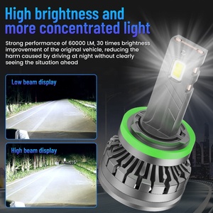 Prezzo di fabbrica a buon mercato LED faro auto <span class=keywords><strong>v90</strong></span> led lampadina Super Bright H4 H7 H11 H13 9005 9006 luce per auto - Product Image 6