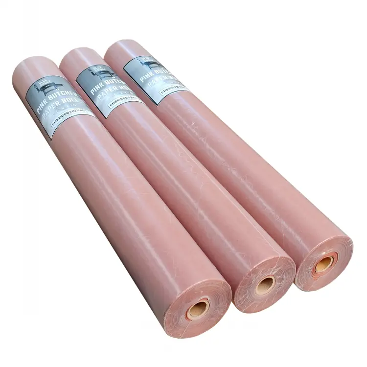 Food Grade Pink Butcher Paper Roll for Smoking Meat Peach Wrapping Paper 24 inches by 175 feet