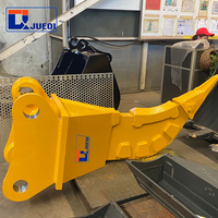 Accessoires pour excavatrices, déchiqueteur de roche hydraulique pour mini-excavatrice de 6 tonnes