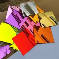 1.5mm 100/200/300mm PMMA recyclable coloré pour feuille de plexiglas PE décor à la maison publicité Logo coupe pour Application légère