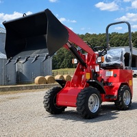 Produk Laris Manis Wheel Loader 4x4 untuk Konstruksi, Pemindahan Tanah, Pembersihan Salju, dan Pertanian