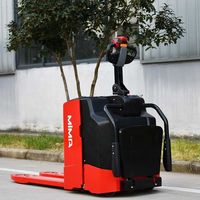 MIMA 2500kg Elektrischer Palettenhubwagen Handtruck RWD Blei-Säure-Batterie 1150x170mm Gabelgröße Vollgummi/Polyurethan-Reifen für Lager